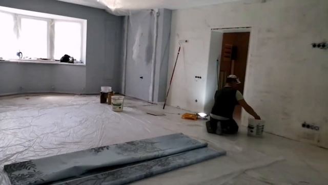 Клеим огромную фреску смотреть онлайн