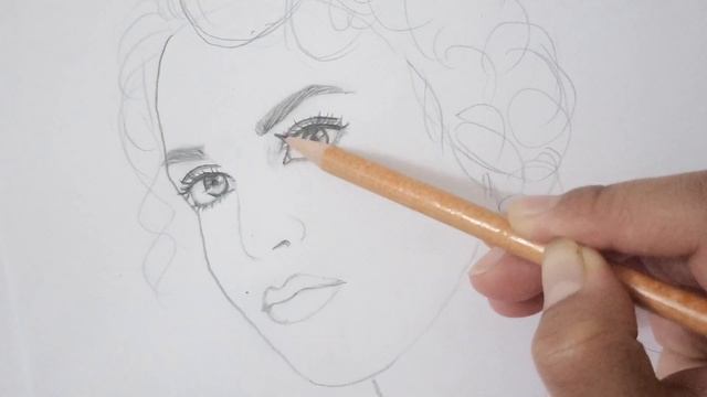 How to Draw Rose dewitt (kate winslet) from Titanic movie : Drawing tutorial |Girl character drawin смотреть онлайн