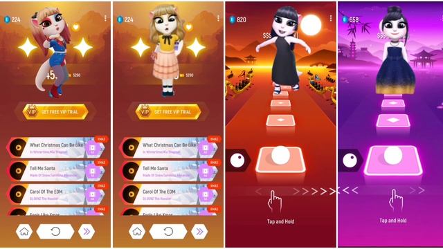 Tiles Hop EDM Rush: The Ultimate Rhythm-Based Game | M3gan, Mortica Addams, Harley Quinn, Wednesday смотреть онлайн