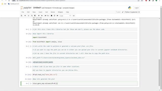 How to create Volcano Plot using Python | Bioinfokit | Tutorial 08 смотреть онлайн