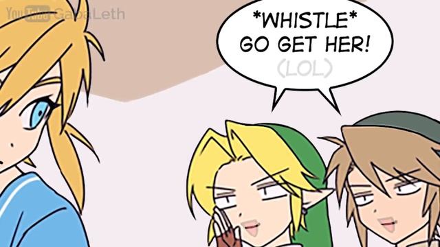 Other Links and Zeldas Meet BotW Link and Zelda смотреть онлайн