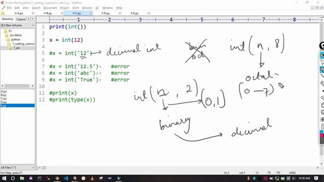 Casting and Coercion in PYTHON | Part - 2 | Lecture - 22 смотреть онлайн