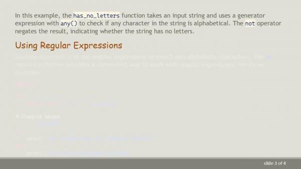 Checking if a Python String Does Not Contain Letters