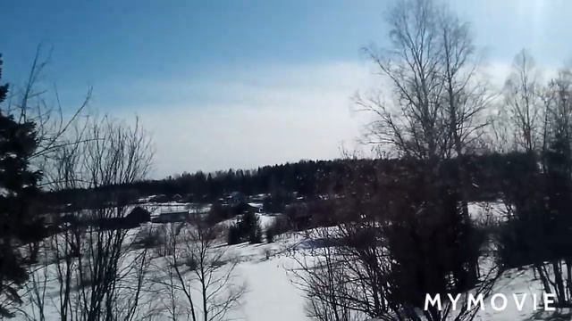 Прогулка по насту в с.Большие Кусты! смотреть онлайн