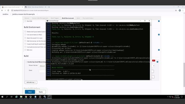 Build Java apps in Jenkins with Maven Example смотреть онлайн