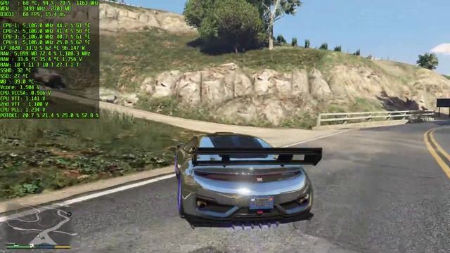 GTA V тест связки i7 3820 5.1GHz+Gigabyte GTX 780Ti OC EDITION 1080p смотреть онлайн