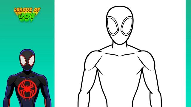 How to DRAW SPIDER MAN MILES MORALES - Spider-Man: Across The Spider-Verse смотреть онлайн