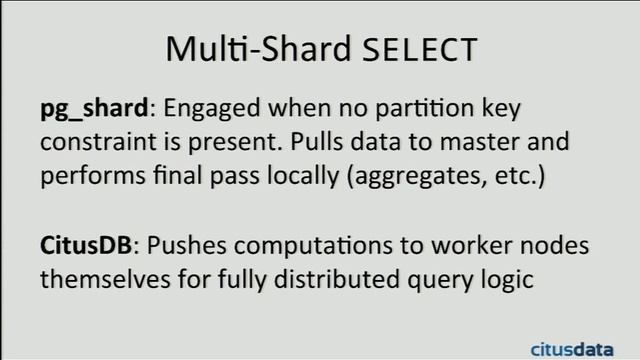 pg_shard: Shard and scale out PostgreSQL смотреть онлайн