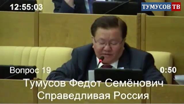 Федот Тумусов: нельзя раздавать под участки земли пастбищ смотреть онлайн