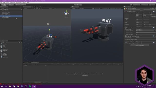 How to make a Tower Defense Game (E22 MAIN MENU) - Unity Tutorial смотреть онлайн