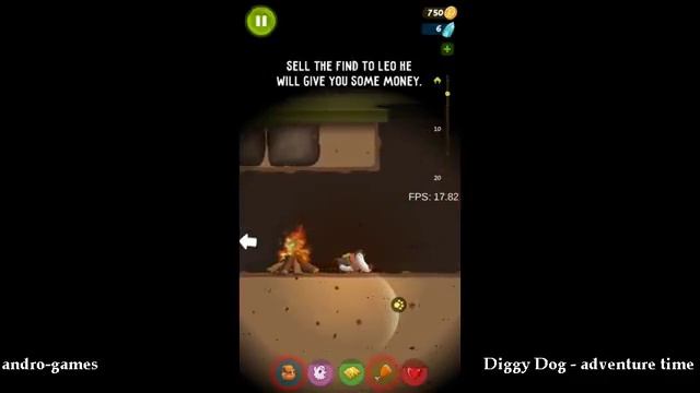My Diggy Dog (by King Bird Games) - arcade game for android and iOS - gameplay. смотреть онлайн