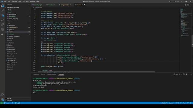 Rusteroids Tutorial 10 | Allowing Player to Fire a Missile | Electro Cat Studios смотреть онлайн