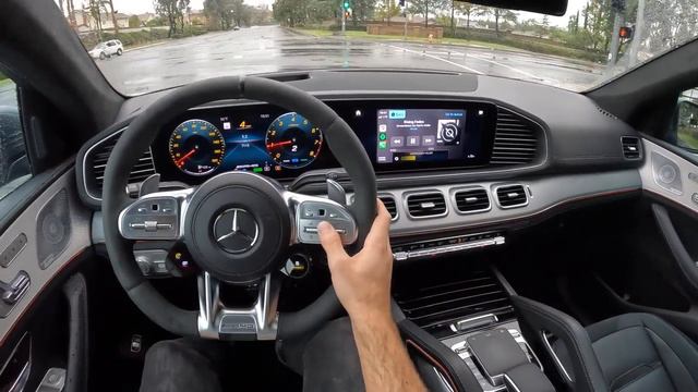 2022 Mercedes-AMG GLE 53 Coupe POV Rain Drive (3D Audio)(ASMR)