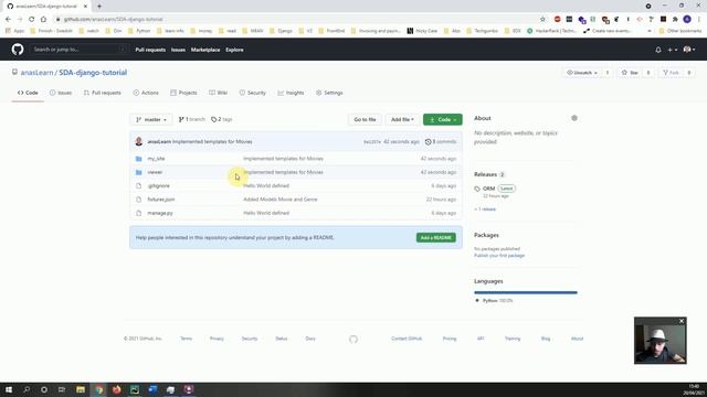 Python Django Tutorial: 10 - Git Templates смотреть онлайн