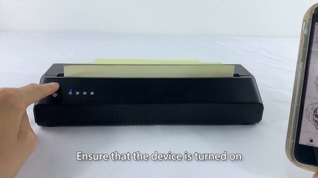 MHT-P8008 Put Paper, Bluetooth Link To Print