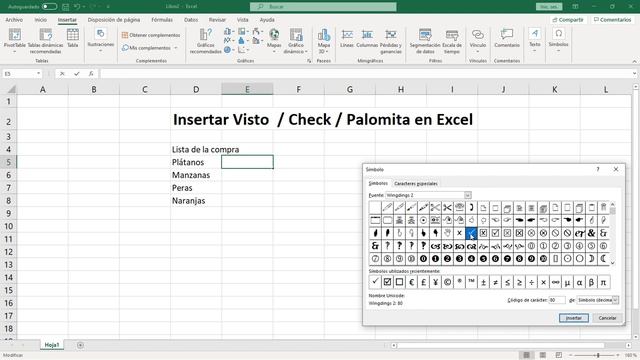 Como poner Check/Palomita/Visto en Excel ✔ смотреть онлайн