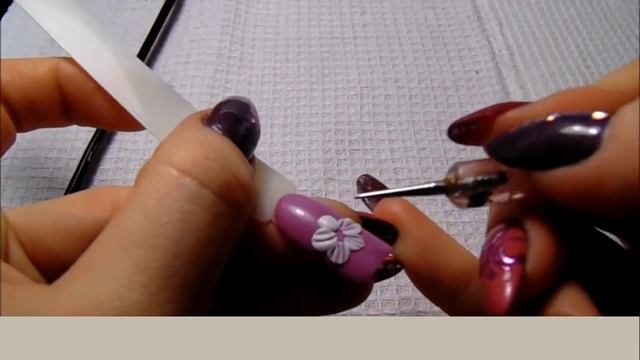 Цветок 4Д гелем "Формула Профи" Лепка дотсом "HollyNail" смотреть онлайн