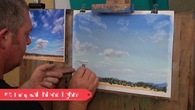 How to Draw Clouds | Beginners Pastel Tutorial | Soft Pastel Drawing смотреть онлайн