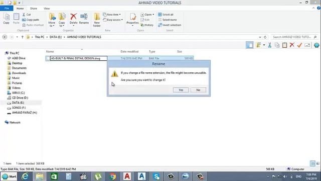 How to convert AutoCAD bak file to Dwg Files AutoCAD 2020 смотреть онлайн