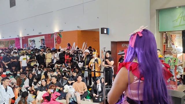 Ai Hoshino Singing Idol By Yoasobi And Is Being Cheered By Aquamarine | Ozine Fest Summer Wildcard