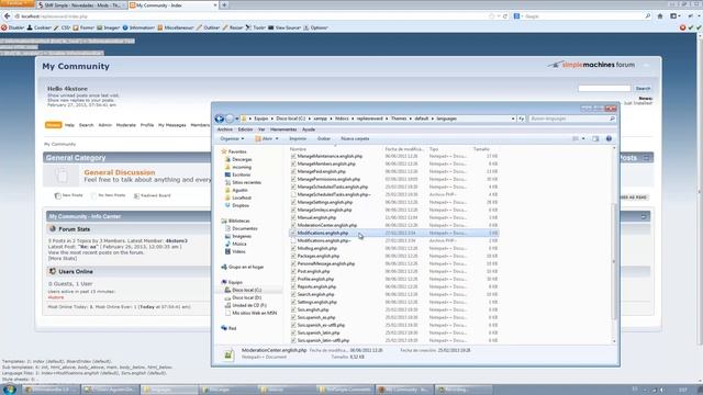 SMF - Solucionar error letras arriba del foro [Videotutorial] смотреть онлайн