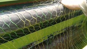 как заправить сетку в пресс подборщик claas rollant 66 46 44