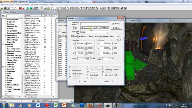 Skyrim Creation Kit Tutorial 9 - Ambushed and Traps Part 1 смотреть онлайн