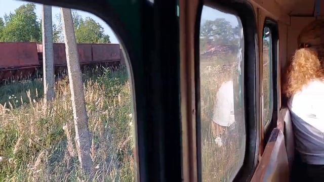 Тёсовская УЖД. Новгородская область. Посёлок Тёсово - Нетыльский. Езда на поезде начальства. смотреть онлайн