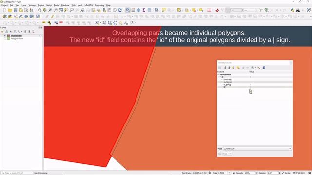 QGIS - How to correct the geometry of overlapping polygons in the same layer смотреть онлайн