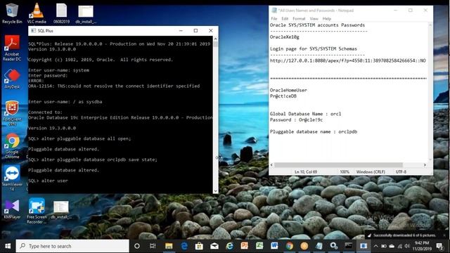 Oracle 12c Tutorials | Demo-5 | Post Installation Steps |by Dinesh смотреть онлайн