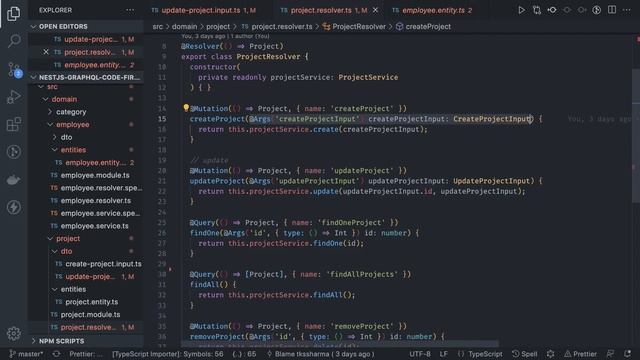 Nest JS Graphql Code first approach with Postgres and TypeORM #05 смотреть онлайн