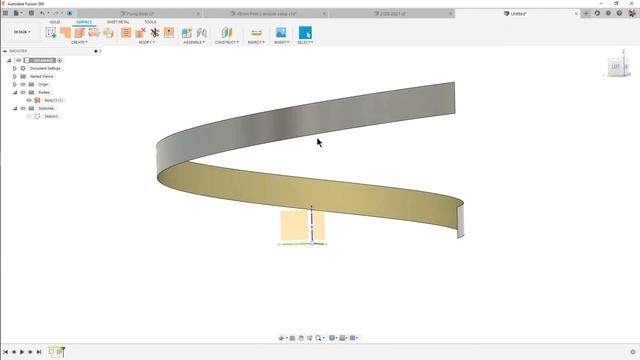 Лайфхак Fusion 360: построение массива пространственных кривых