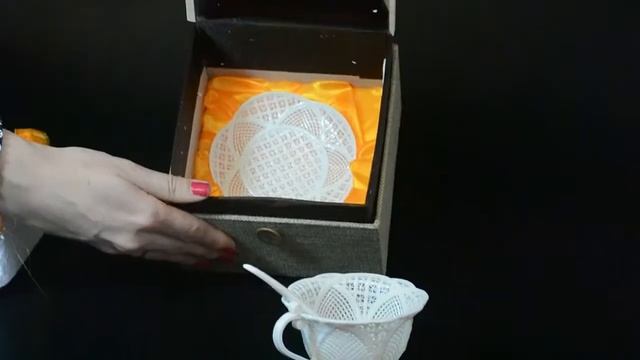 Обзор посылки из Китая чайный сервиз в технике плетение китайский фарфор смотреть онлайн