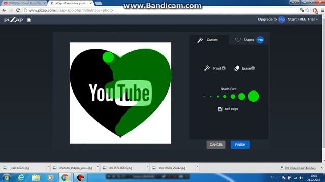 Как создать шапку и аватарку для канала YouTube, без программ, 2016. смотреть онлайн