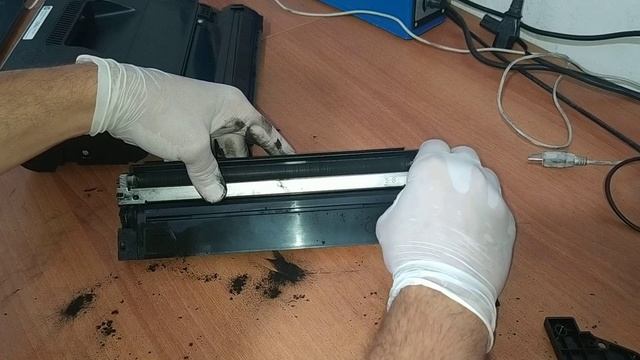 HP Neverstop Silik Yazıyor. HP 1200w (104A) Görüntüleme tamburu nasıl temizlenir. HP 104A Repair. смотреть онлайн