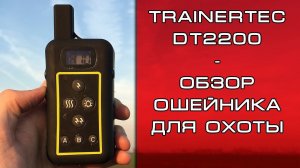 DT2200 инструкция к электроошейнику Trainertec (как пользоваться)
