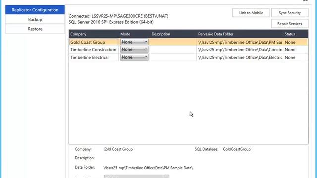 Sage 300 CRE - Sage SQL Replicator (version 18.2) смотреть онлайн