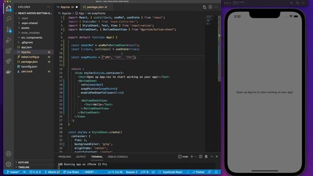Bottom Sheet React Native | Expo Tutorial en Español смотреть онлайн