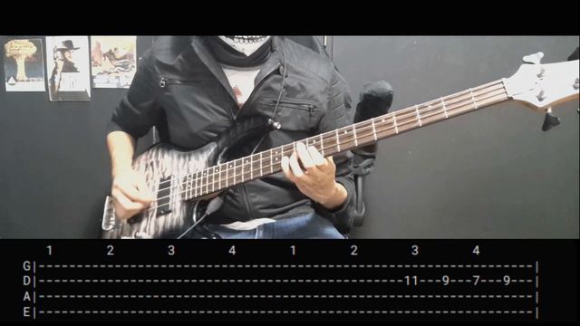 Metric - Hustle Rose (Bass Cover with Tabs) смотреть онлайн