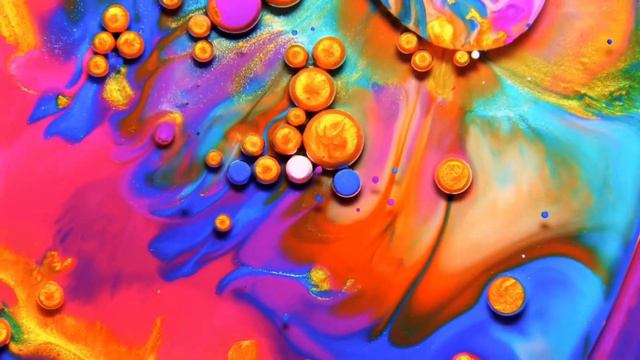 Moving TV Art with High Hz Sound for Relaxation and Meditation смотреть онлайн