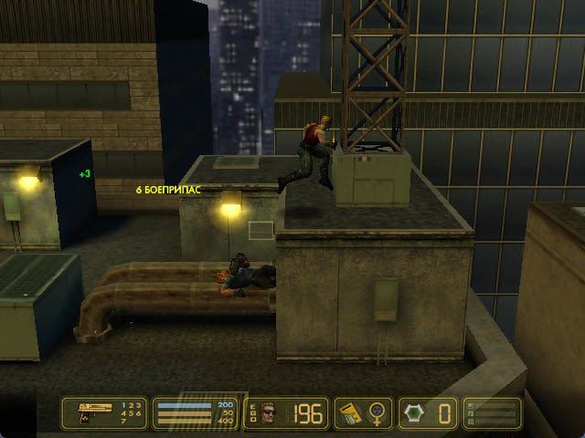 Прохождение Duke Nukem: Manhattan Project Разборки на Крыше часть 1 #1