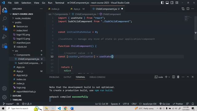 #6. State and useState Hook - React JS Tutorial for Beginners 2023 смотреть онлайн