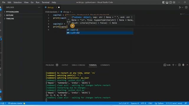 Dicitonary Datatype in python смотреть онлайн