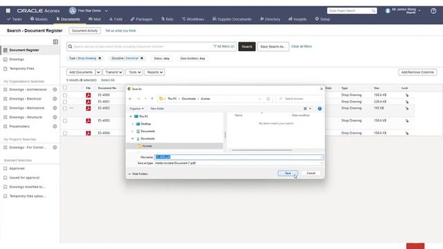 3.2.1 - Downloading and opening documents in ACONEX || Oracle ACONEX Complete Course смотреть онлайн