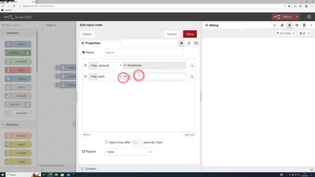 NodeRed - 01 - Conceptos Básicos - Inject, Debug, Switch, Change y por encima las Context Variables смотреть онлайн