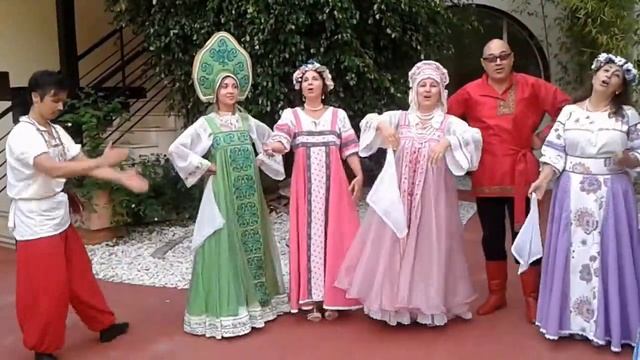 Частушки от "Калинки" участникам фестиваля "Земляки 2015" смотреть онлайн