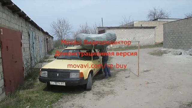 Погрузка лодки на крышу авто смотреть онлайн