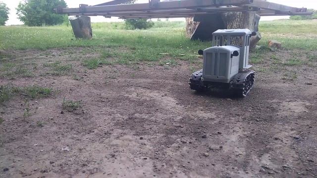 Модель трактора т74 на 3D принтере смотреть онлайн