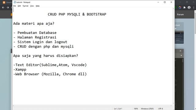 [ CRUD PHP & MYSQLI ] Intro - Part 1 смотреть онлайн
