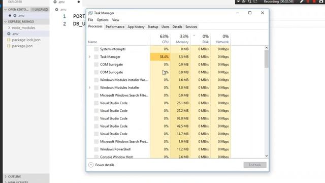 ExpressJS Mongoose MongoDB Tutorial - 6 - How To Create Environment File - Hindi смотреть онлайн